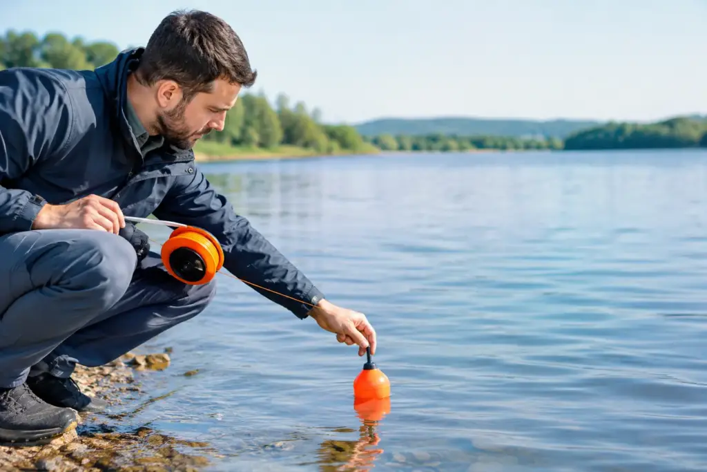Verluststelle im Wasser markieren – so geht’s
